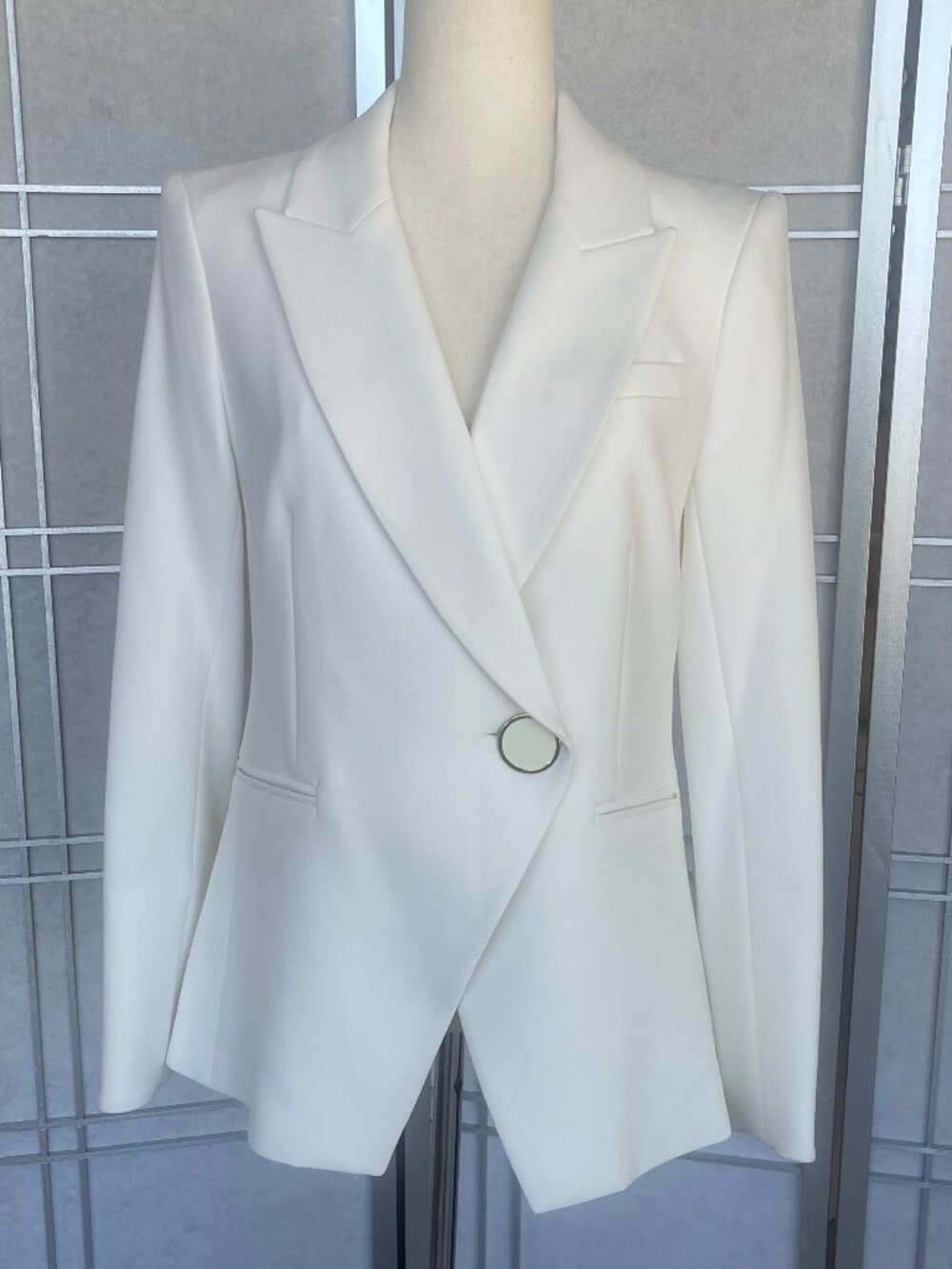 NWT Veronica Beard Off-White Charlize Dickey Jacket sz 10